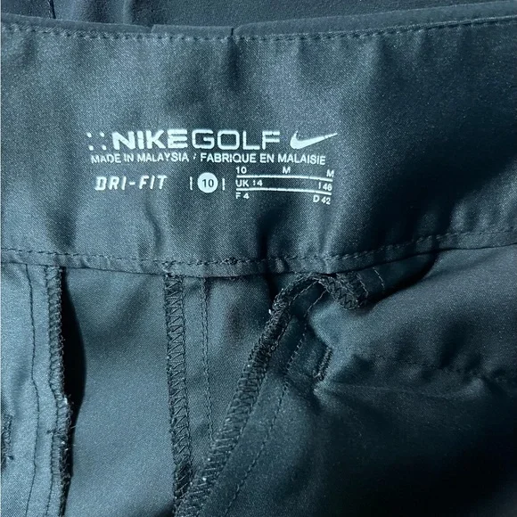 Nike Golf T Dri-Fit Straight Leg‎ Pants Size 10 / M Black - Picture 8 of 9